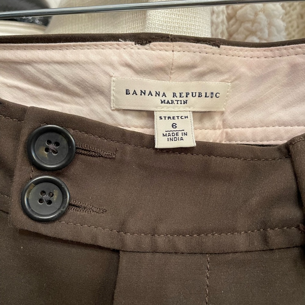 Banana Republic Brown Stretch Pants